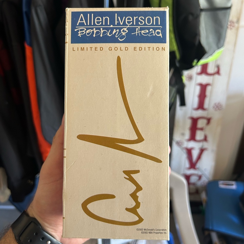 Allen Iverson Bobbing Head Limited Gold Edition